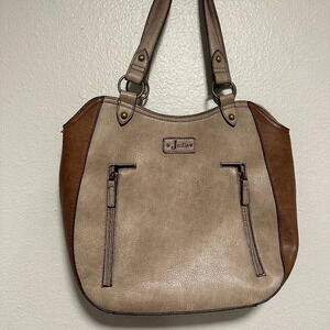 Vintage Justin Boots Western Leather Shoulder Bag